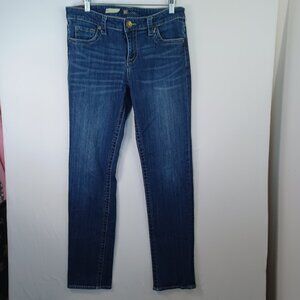 Kut From The Cloth Jeans Stevie Straight Leg Blue Medium Wash Denim Womens 8